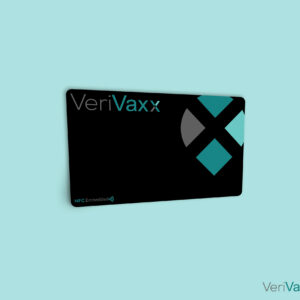 verivaxx medical id card black 1